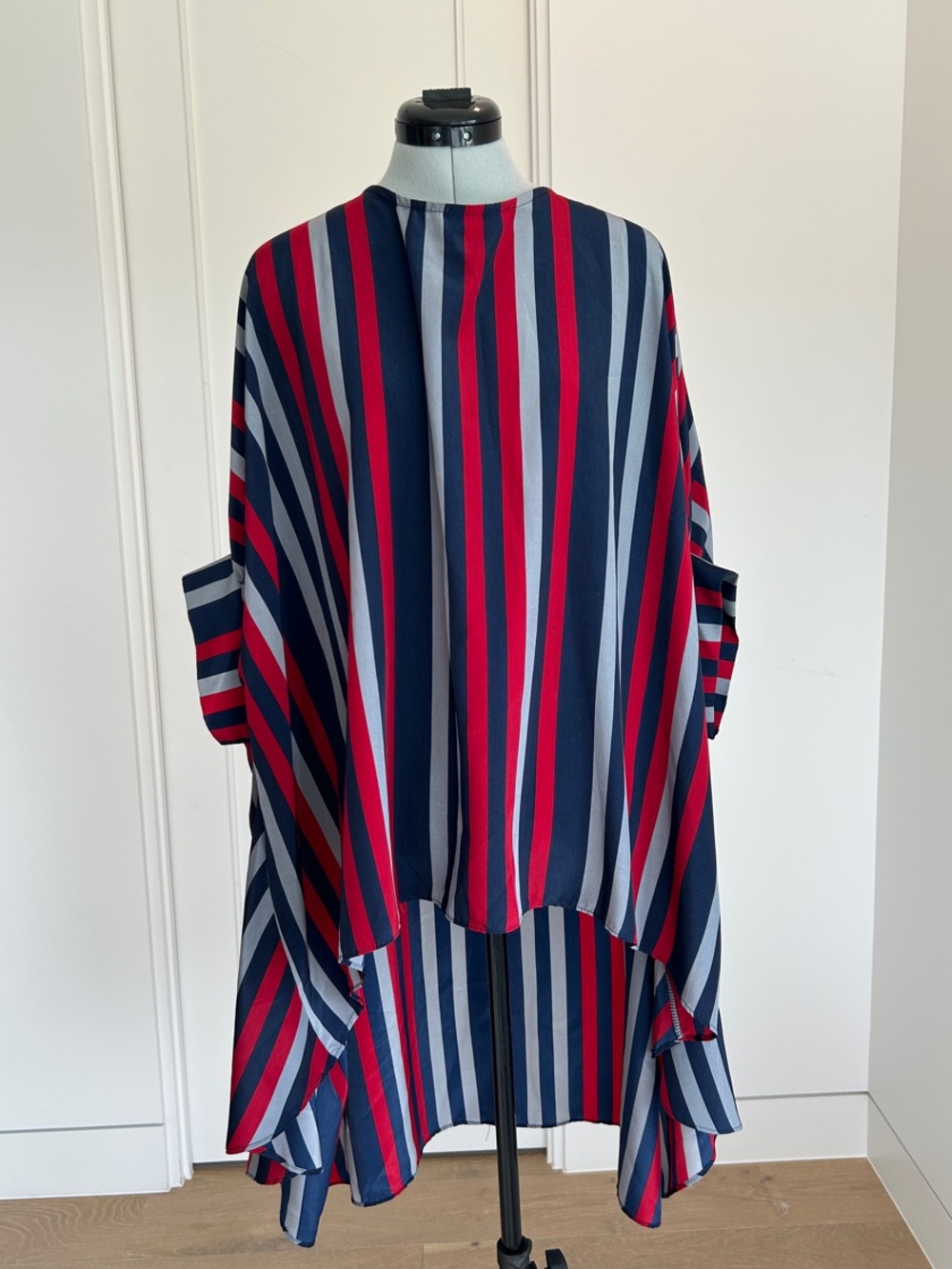 GDG Actuel Striped Top in Red, Navy & Cream